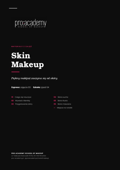 Notatki: Skin Makeup
