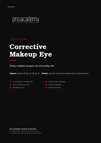 Notatki: Corrective Eye