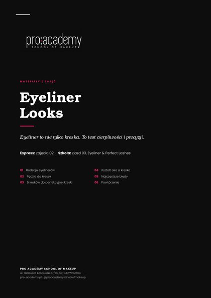 Notatki: Eyeliner Looks
