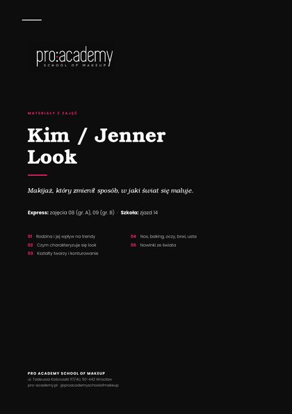 Notatki: Kim / Jenner