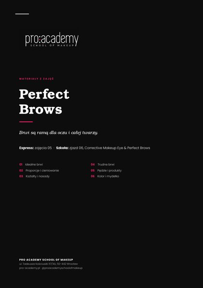 Notatki: Perfect Brows