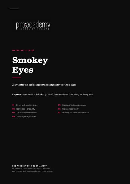 Notatki: Smokey Eyes